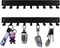 Key Holder for Wall | Metal Key Holder Hooks Organizer Rack | Metal Key Organizer Wall Decorative with 7 Hooks for Entryway, Front Door, Hallway, Kitchen, Office (12 Inches, 2-Pack 9 Hooks)